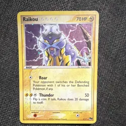 Pokemon TCG Card-Raikou-POP Series 2-3/17-Holo Rare-Nintendo-English-2006 - Image 1