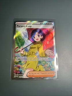 Parasol Lady 238/182 Paradox Rift Full Art Ultra Rare Holo Card - Image 1