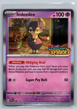 Indeedee - Promo SV: Scarlet & Violet Promo Cards Holo 154 NM - Image 1