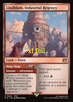 MTG Foil Universes Beyond: Final Fantasy FIN Lindblum, Industrial Regency MINT - Image 1