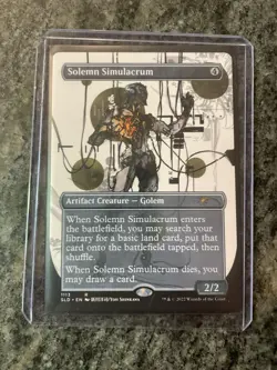 MTG Magic the Gathering Solemn Simulacrum NM-Mint Yoji Shinkawa Secret Lair - Image 1