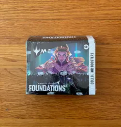 Foundations Collector Booster Box Sealed MTG Magic the Gathering English NEW - Image 1