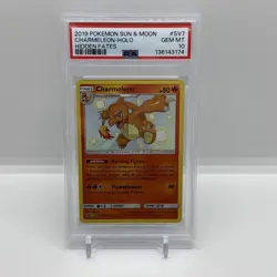 2019 Pokemon Hidden Fates SHINY CHARMELEON GX SV7/SV94 PSA 10 GEM MINT - Image 1