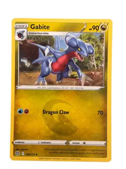 New: 2022 Pokemon TCG Gabite 108 Swsh09: Brilliant Stars Regular Uncommon - Image 1