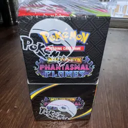Phantasmal Flames Half Booster Box 18 Packs Factory Sealed Pokemon TCG English - Image 1