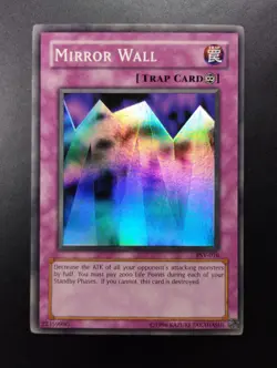 YUGIOH 2002 | MIRROR WALL | PSV-016 | NORTH AMERICAN PRINT | EXCELLENT - NM - Image 1