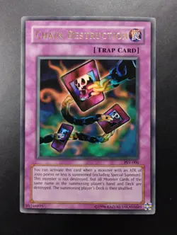 YUGIOH 2002 | CHAIN DESTRUCTION | PSV-006 | NORTH AMERICAN PRINT | NEAR MINT - Image 1
