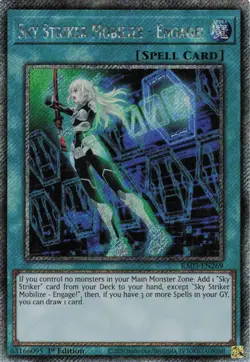 Yugioh Sky Striker Mobilize - Engage! RA03-EN269 - Platinum Secret Rare - Image 1