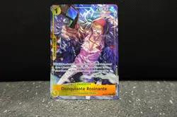 Donquixote Rosinante Rare OP12-108 Illustration Box 6 Promo Foil Yellow - Image 1