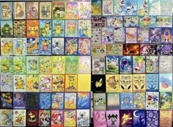 128 Japanese Pokemon Center Original Individual Card Sleeves Bundle (1x) Each!! - Image 1