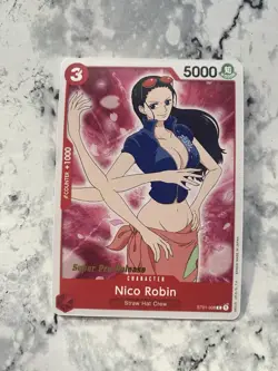 One Piece Nico Robin ST01-008 Straw Hat Crew Starter Deck 1 Super Pre-Release C - Image 1