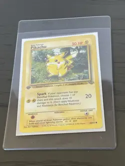 Pokemon Pikachu TCG 1st Edition Jungle Card 60/64 WOTC Vintage - Image 3