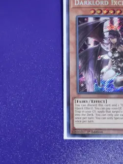 Yugioh Card Darklord Ixchel BLRR-EN076 SECRET RARE 1st Ed. - NM - Image 2