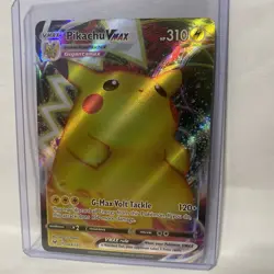 Pokemon Pikachu TCG VMAX Vivid Voltage 044/185 Regular Ultra Rare Card NM - Image 1
