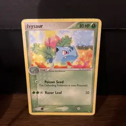 Ivysaur 7/17 Pop Series 2 Promo Vintage Pokemon Card LP - Image 1