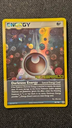 Pokemon card darkness energy 86/106 ex-emerald reverse holofoil - HP - Image 2