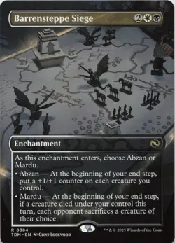 Barrensteppe Siege (Borderless) R Tarkir: Dragonstorm 384 NM MTG - Image 1