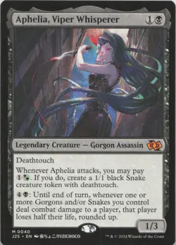 Aphelia, Viper Whisperer (Anime) M Foundations Jumpstart 40 - LP MTG - Image 1