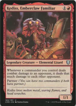 Kediss, Emberclaw Familiar U Commander Legends 188 - LP MTG - Image 1