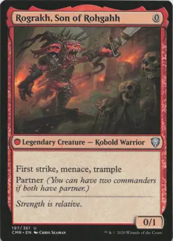 Rograkh, Son of Rohgahh U Commander Legends 197 - LP MTG - Image 1