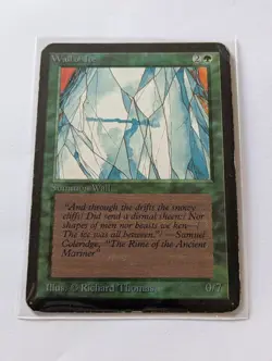 WOTC MTG Vintage Alpha Edition Wall of Ice (LP) CCG Magic the Gathering - Image 1