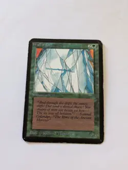 WOTC MTG Vintage Alpha Edition Wall of Ice (LP) CCG Magic the Gathering - Image 2