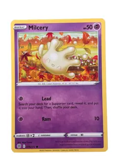 New: 2022 Pokemon TCG Milcery 070 Swsh09: Brilliant Stars Regular Common - Image 1