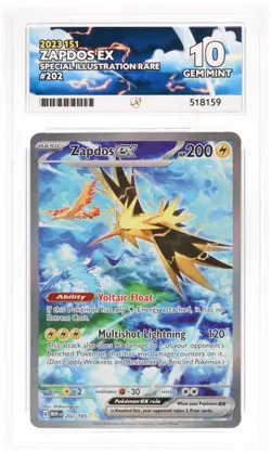 Zapdos ex 202/165 ACE 10 - Scarlet and Violet 151 - Pokemon TCG - Image 1