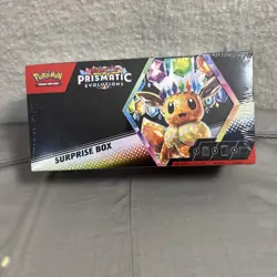 Pokemon Scarlet & Violet Prismatic Evolutions Surprise Box Factory Sealed - Image 1