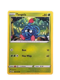 New: 2023 Pokemon TCG Tangela 004 Crown Zenith Regular Common - Image 1