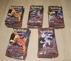 Pokemon TCG Destined Rivals Booster Packs FACTORY SEALED - LOT OF 50 - Image 1