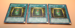 3x Yugioh Book of Life SD2-EN021 1st Edition Common LP - Image 1
