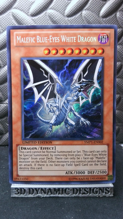 | Yugioh Malefic Blue-Eyes White Dragon YMP1-EN002 Secret Bonds Beyond NM 🔥 | - Image 1