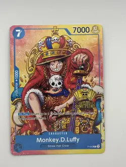 Monkey.D.Luffy (2nd Anniversary Stamped Promo) P-043 One Piece English - Image 1