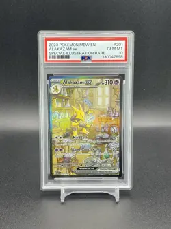 Alakazam Ex Pokemon 151 201/165 PSA 10 Gem Mint Special Illustration Rare SIR - Image 3
