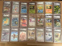 ✨HUGE Lot of 21 Graded Pokemon Cards CGC TAG AGS BCTC & PCG - Image 1