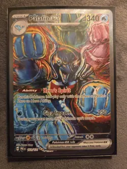 Pokemon TCG Palafin EX Sir Prismatic Evolutions Card 151/131 - Image 1