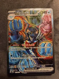 Pokemon TCG Palafin EX Sir Prismatic Evolutions Card 151/131 - Image 2