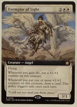 Exemplar of Light Extended - Foundations MTG Magic the Gathering - Image 1