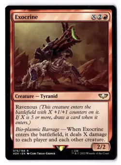 Exocrine NM* Warhammer 40k ENGLISH 076/168 mtg -UnltdCards - Image 1