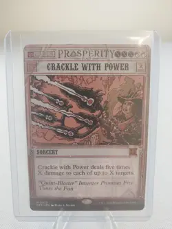 MTG Magic the Gathering Crackle With Power Outlaws of Thunder Junction #0022 LP - Image 1