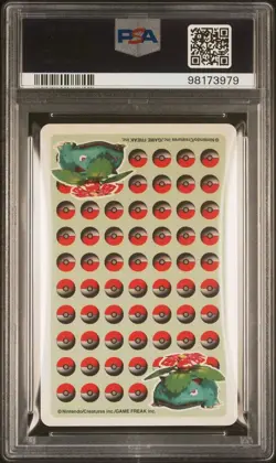 PSA 10 GEM MINT Alakazam Pokemon Stadium Green Playing Card King Of Clubs 1998 - Image 3
