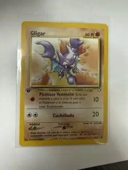 Pokemon TCG 1st Edition Spanish Card Lot - Slowpoke, Gligar, Hoothoot, Piloswine - Image 3