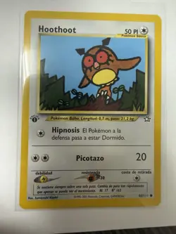Pokemon TCG 1st Edition Spanish Card Lot - Slowpoke, Gligar, Hoothoot, Piloswine - Image 5
