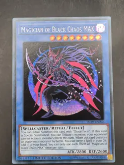 YUGIOH MAGICIAN OF BLACK CHAOS MAX SECRET RARE NM TN19-EN002 - Image 1
