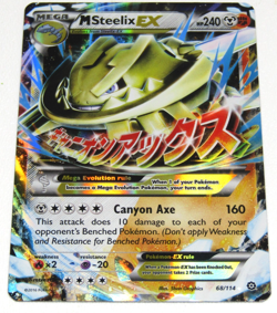 M Steelix EX 68/114 Ultra Rare Holo Pokemon TCG Card XY Steam Siege Near Mint - Image 1