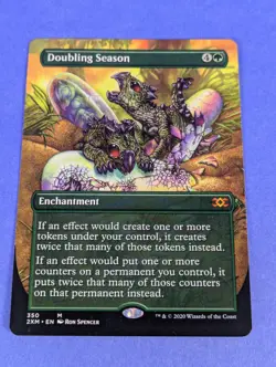MTG Magic: Double Masters: Alternate Art: Doubling Season #350 Mythic - NM - Image 1
