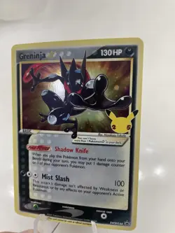 Greninja Gold Star Celebrations Promo SWSH144 Pokemon Card NM - Image 3