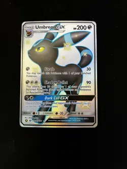 Umbreon GX SV69/SV94 Hidden Fates Shiny Vault Full Art Holo Pokemon Card - Image 1
