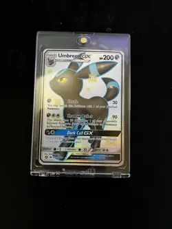 Umbreon GX SV69/SV94 Hidden Fates Shiny Vault Full Art Holo Pokemon Card - Image 3